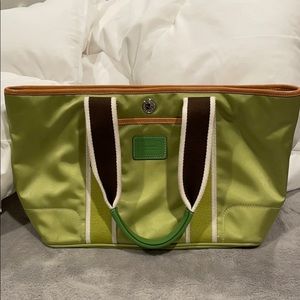 Y2K Green Coach bag